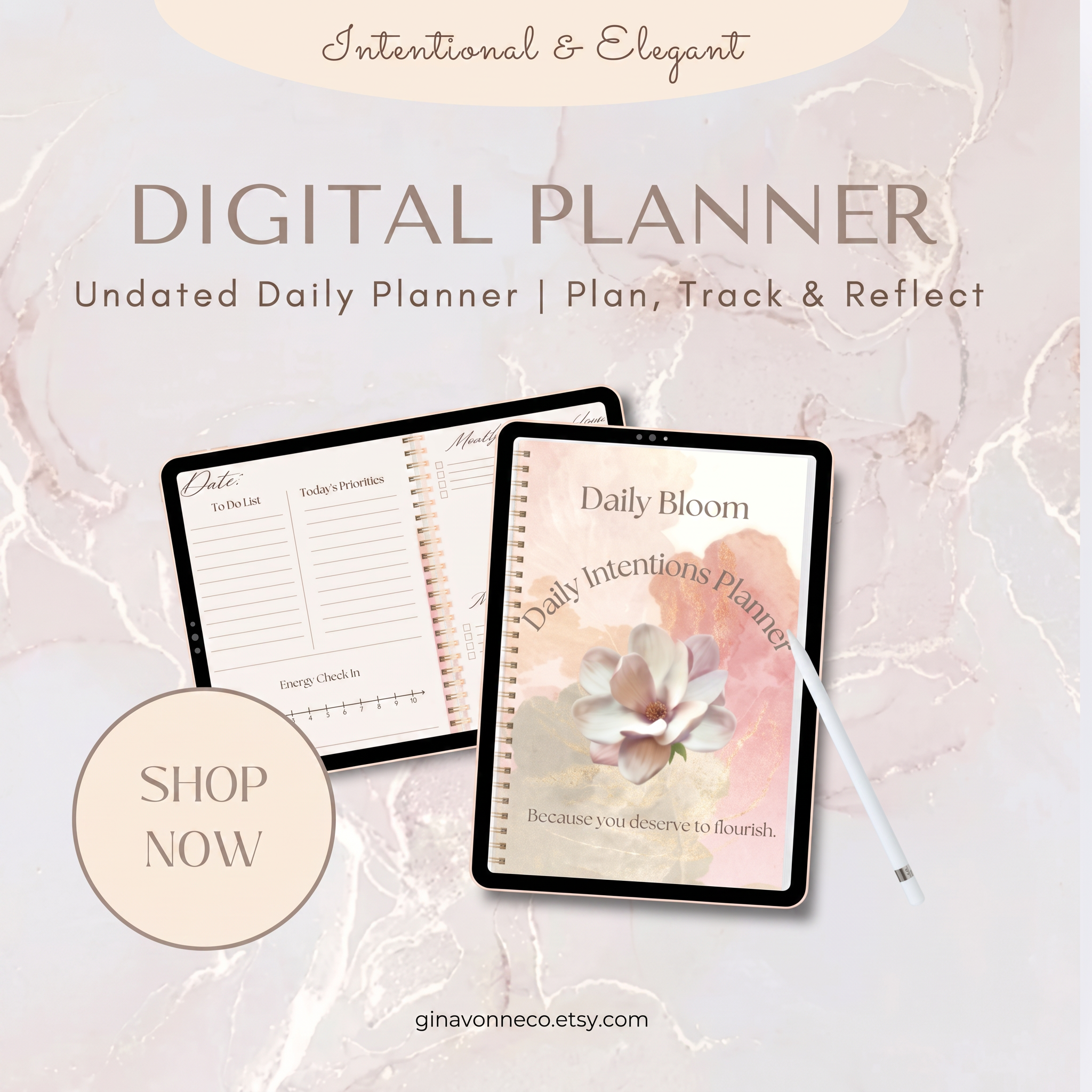 Daily Bloom — Weekly Intentions Planner — Scripture Edition
